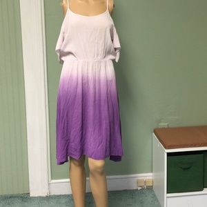 Charlotte Russ purple dress